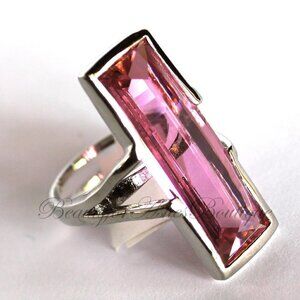 New Wine Strawberry Champagne Cocktail Pink Ring 7